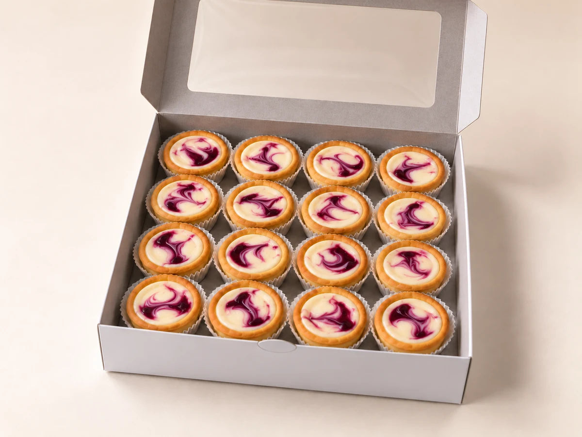 Blueberry Cheese Tart · box of 16 pcs