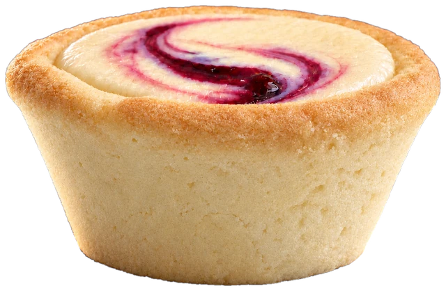 Blueberry mini cheese tart