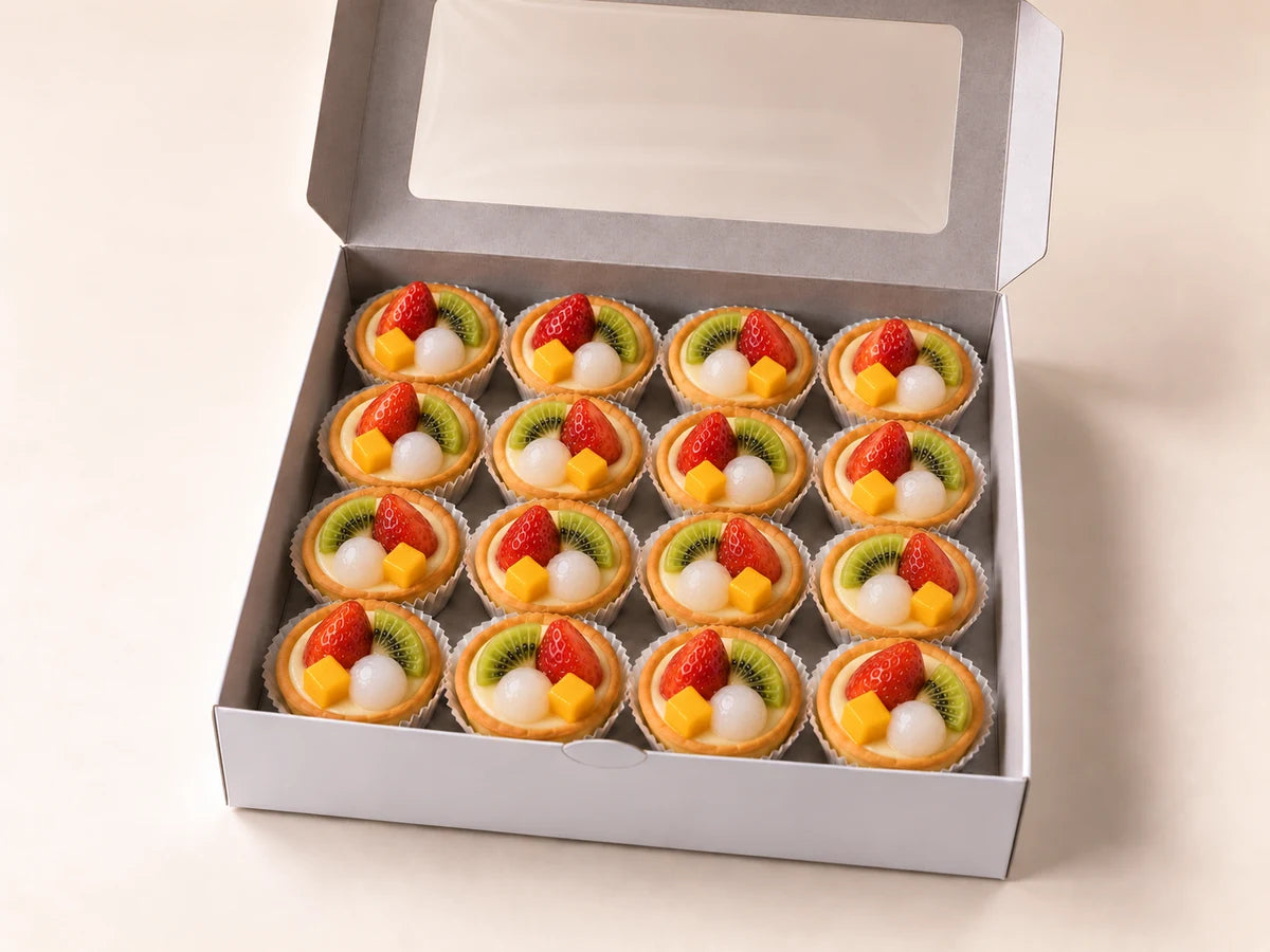 Fruit Cheese Tart · box of 16 pcs