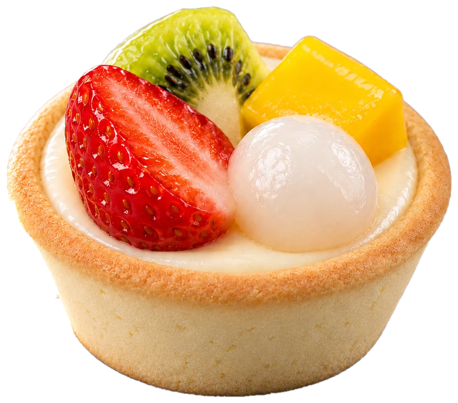 Fruit mini cheese tart
